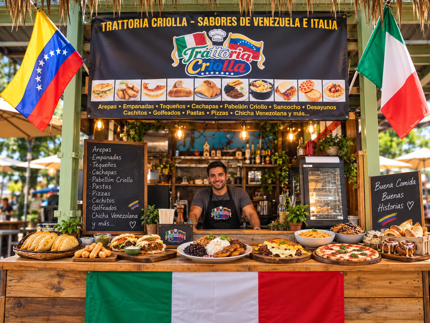 Vista de Trattoria Criolla y sus sabores
